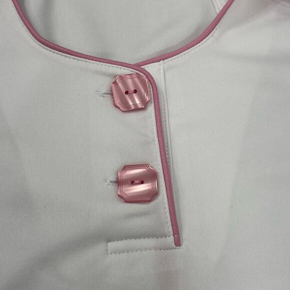 Monterey Club Women's Tiffany Gem Sleeveless Golf Polo Shirt Large - Picture 6 of 10